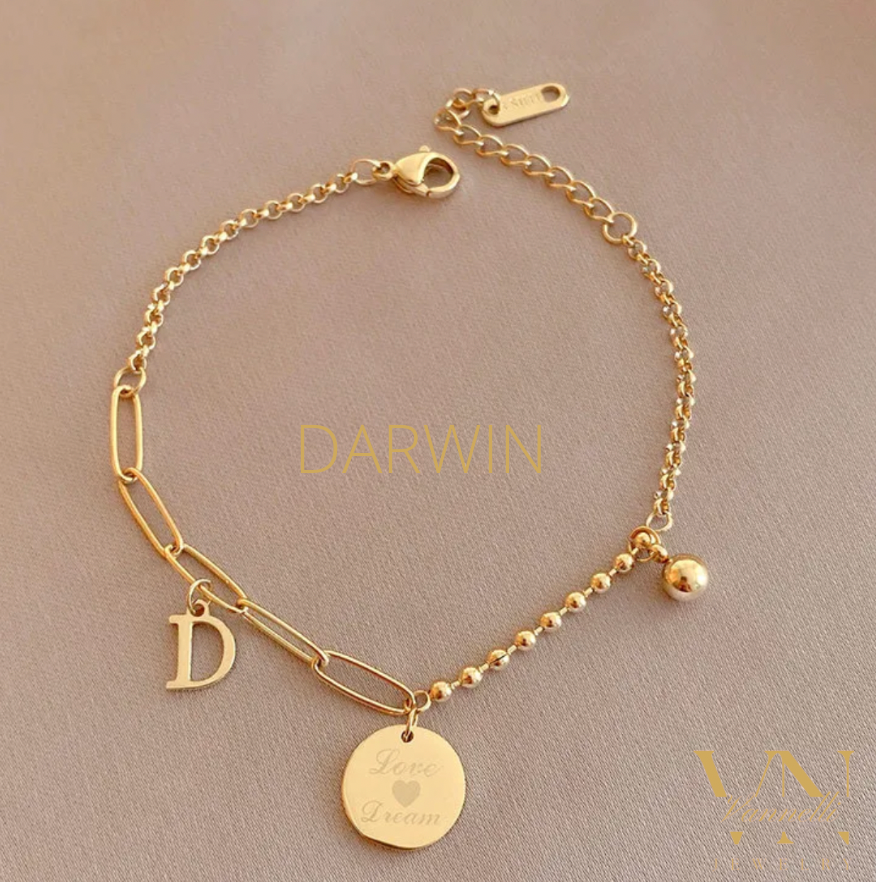 Acier inoxydable bracelet DARWIN gold
