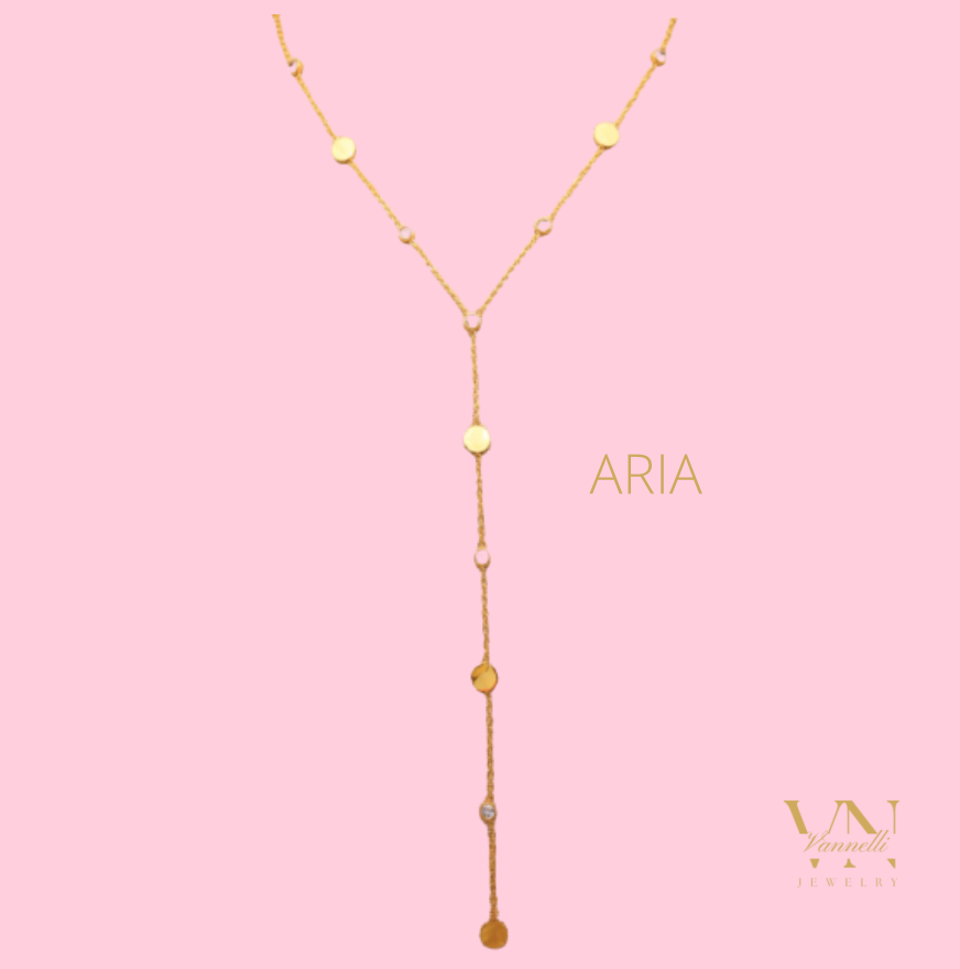 Acier inoxydable collier ARIA gold